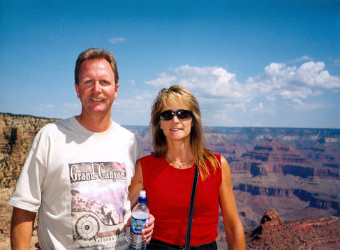 Monte and Diane at the Grand Canyon